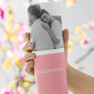 Garrafa Térmica Três Fotos Feliz Dia dos Namorados