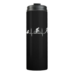 Garrafa Térmica Triathlon - Triathlon Heartbeat