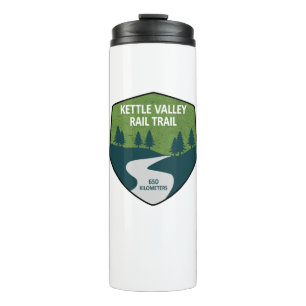 Garrafa Térmica Trilha ferroviária Kettle Valley na Colômbia Britâ