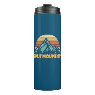 Garrafa Térmica Trilha Montanha da Califórnia Retro Turquoise
