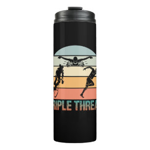 Garrafa Térmica Tripla ameaça - Triathlon Sunset