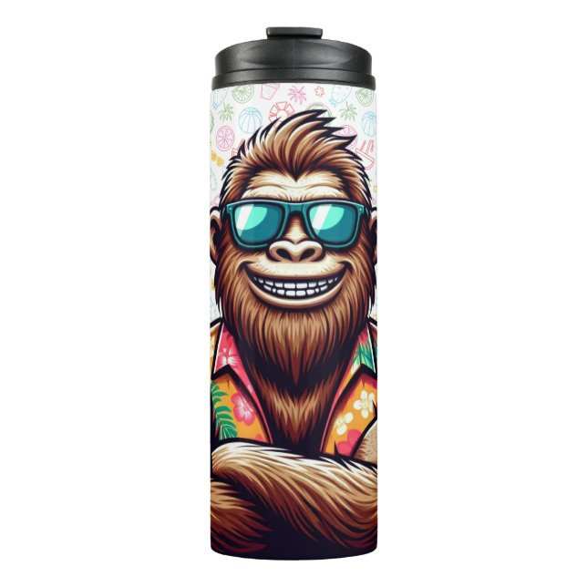 Garrafa Térmica Tropical/Beach yeti/bigfoot (Frente)
