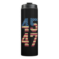 Trump 2024 45 47 Bandeira Americana Vintage Retro 
