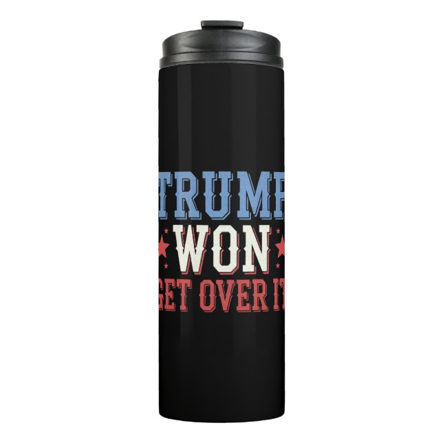 Garrafa Térmica Trump Ganhou Aceite Isso 2024 (Frente)