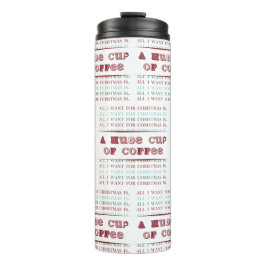 Garrafa Térmica Tudo o que eu quero para o Natal é uma enorme xíca