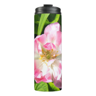 Garrafa Térmica Tulipa rosa fofa