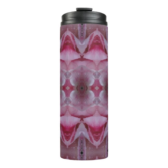 Garrafa Térmica Tulipa Rosa Ikat (Frente)