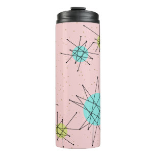 Garrafa Térmica Tumbler atômico icónico cor-de-rosa do Thermal d