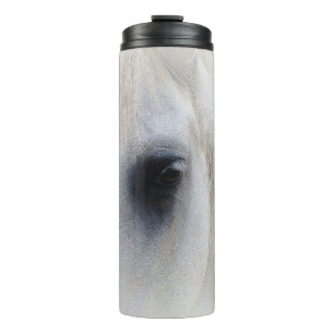 Garrafa Térmica Tumbler Cabeça de Cavalo Branco