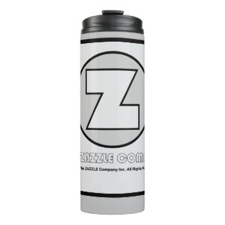 Garrafa Térmica Tumbler com Logotipo da Marca (Zazzle)
