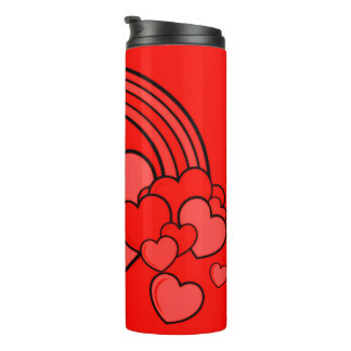 Garrafa Térmica Tumbler 'Corações' à Vontade 