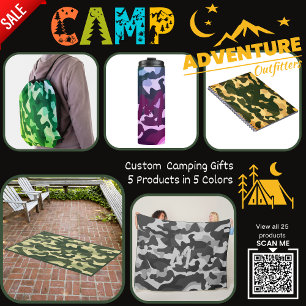 Garrafa Térmica Tumbler de acampamento ADD Crianças de Camuflage
