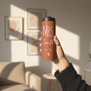 Garrafa Térmica Tumbler de Casamento Personalizado para Marido e M