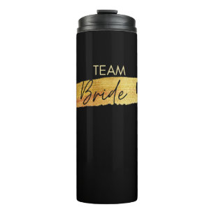 Garrafa Térmica Tumbler de Dama de Honra Preto para Presente de De