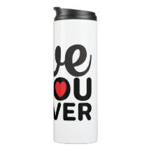 Tumbler de dia de os namorados branco de tendência