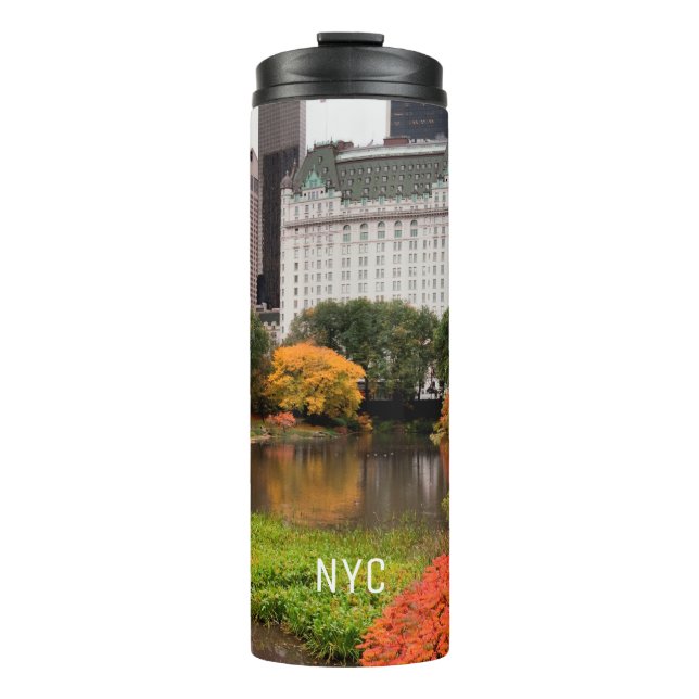 Garrafa Térmica Tumbler de iniciais personalizadas do Central Park (Frente)