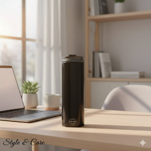 Garrafa Térmica Tumbler de logotipo personalizado moderno em Desig