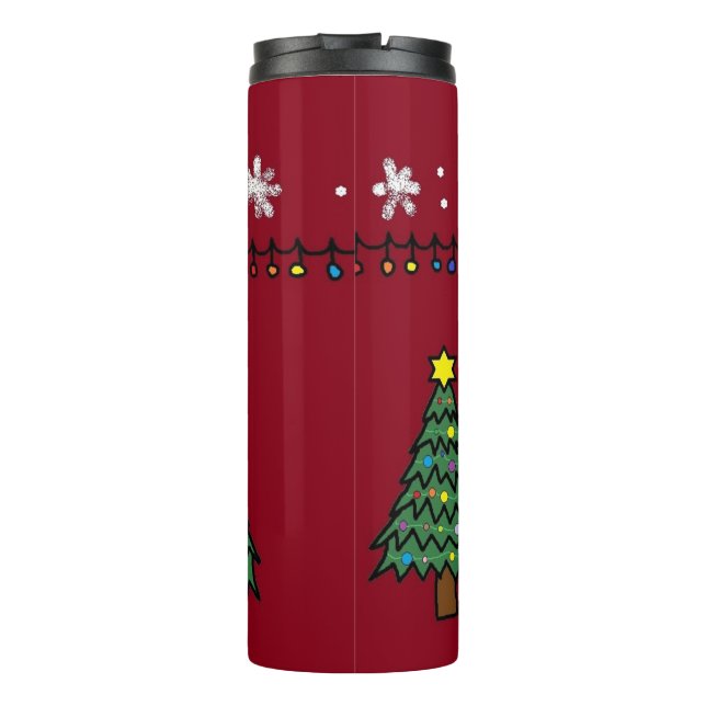 Garrafa Térmica tumbler de natal de peiDeL (Verso)