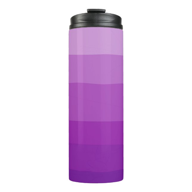 Garrafa Térmica Tumbler de Ombre Roxo (Frente)