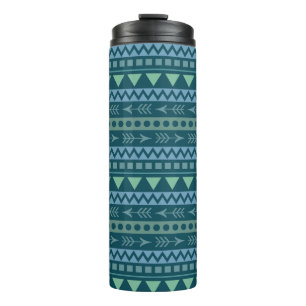 Garrafa Térmica Tumbler de padrão asteca