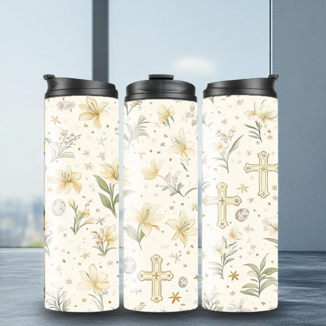 Garrafa Térmica Tumbler de padrão de Páscoa adorável (Criador carregado)