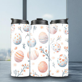 Garrafa Térmica Tumbler de padrão de Páscoa em negrito