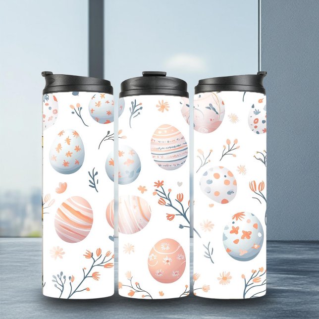 Garrafa Térmica Tumbler de padrão de Páscoa em negrito (Criador carregado)