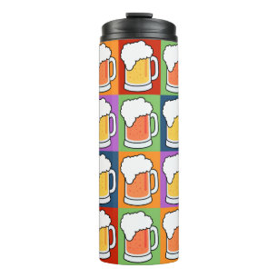 Garrafa Térmica Tumbler de Pop de arte BEER