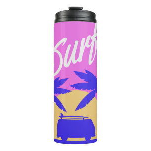 Garrafa Térmica Tumbler de Surf de verão