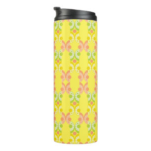 Garrafa Térmica Tumbler de Viagem térmica de citros retrorados