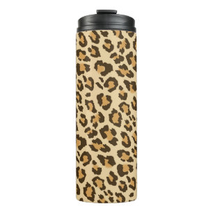 Garrafa Térmica Tumbler do impressão do leopardo