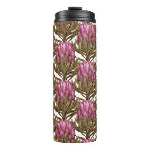 Garrafa Térmica Tumbler do Thermal da planta da flor do Protea da
