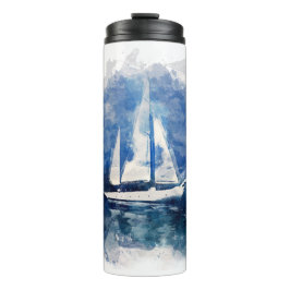 Garrafa Térmica Tumbler do Thermal do barco de vela do clima de