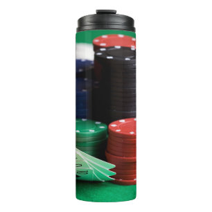 Garrafa Térmica Tumbler feito sob encomenda do PÓQUER do monogram