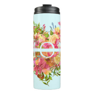 Garrafa Térmica Tumbler Floral MOM