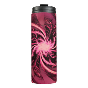 Garrafa Térmica Tumbler Fractal Roxo Roxo e Plum