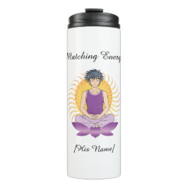 Garrafa Térmica Tumbler Mindful Personalizado para Ele | Nome e Te