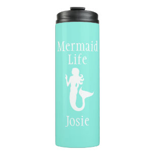 Garrafa Térmica Tumbler personalizado da vida da sereia