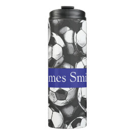 Garrafa Térmica Tumbler personalizado de bebida de futebol