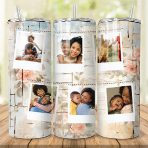 Garrafa Térmica Tumbler Personalizado de Colagem de Fotos