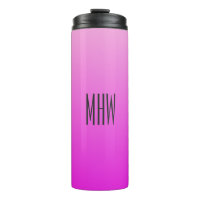 Tumbler personalizado de gradiente rosa