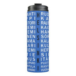 Garrafa Térmica Tumbler personalizado de Helsínquia Metro Scroll