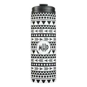 Garrafa Térmica Tumbler personalizado do padrão Aztec