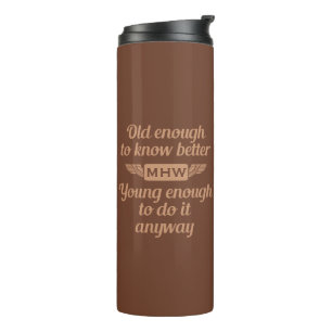 Garrafa Térmica Tumbler personalizado "Old & Young"