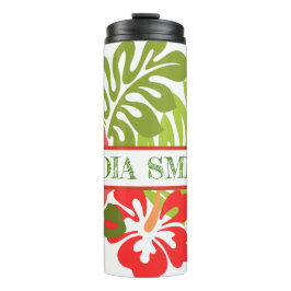 Garrafa Térmica Tumbler personalizado para bebidas florais