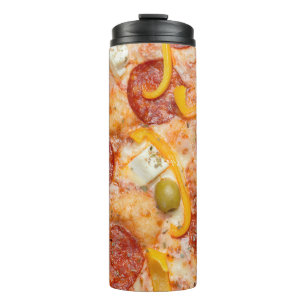 Garrafa Térmica Tumbler PIZZA de monograma personalizado