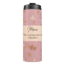 Tumbler rosa para a mãe