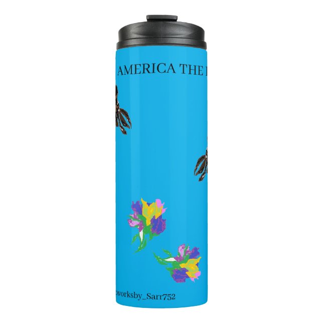 Garrafa Térmica Tumbler térmico: AMERICANO BALD EAGLE (Frente)