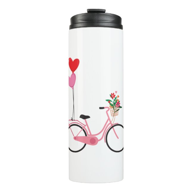 Garrafa Térmica Tumbler térmico - Bicicleta (Frente)