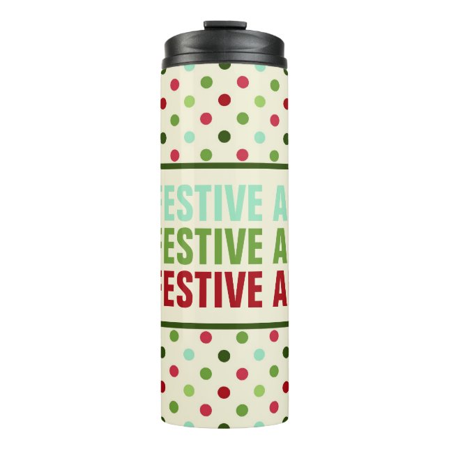 Garrafa Térmica Tumbler térmico/Caneca de viagem de Natal ©NHC (Frente)